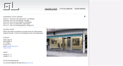 Desktop Screenshot of galerie-leger.se