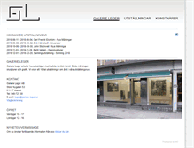 Tablet Screenshot of galerie-leger.se